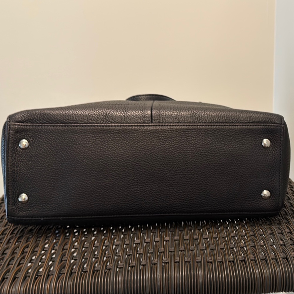 Coach Penelope turnlock black satchel tote bag - Picture 3 of 8